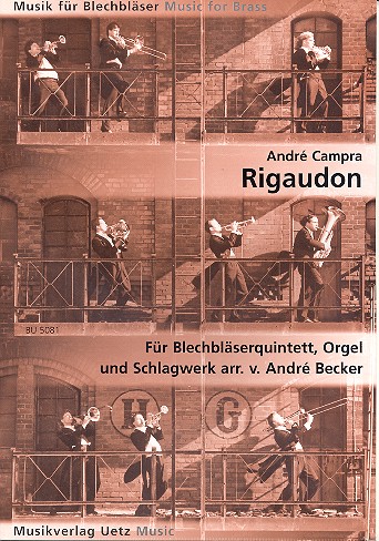 Vorderes Coverbild Rigaudon für Blechbläserquintett,