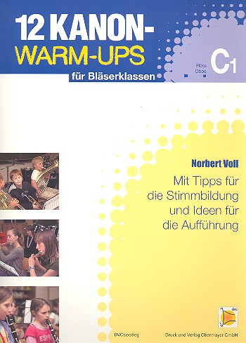 Vorderes Coverbild 12 Kanon-Warm-Ups: für Bläserklassen