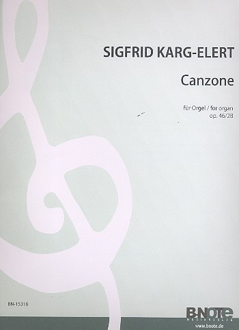 Vorderes Coverbild Canzone op.46 