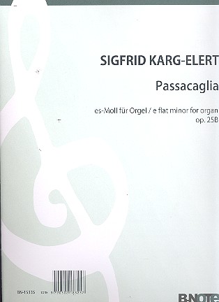 Vorderes Coverbild Passacaglia es-Moll op.25b
