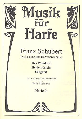 Vorderes Coverbild 3 Lieder für 3 Harfen