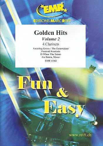 Golden Hits vol.2 for 4 clarinets