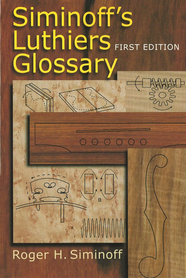 Vorderes Coverbild Siminoff's Luthiers Glossary