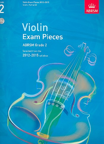 Vorderes Coverbild Selected Violin Exam Pieces Grade 2 (2012-2015) (+CD)