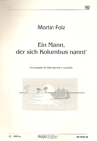 Vorderes Coverbild Ein Mann der sich Kolumbus nannt
