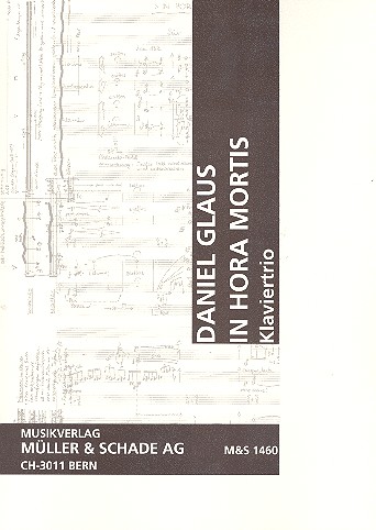 Vorderes Coverbild In hora mortis für Klaviertrio Teil 1