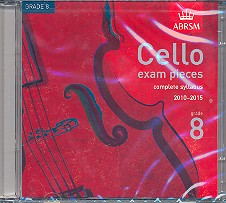 Vorderes Coverbild Cello exam pieces grade 8 CD