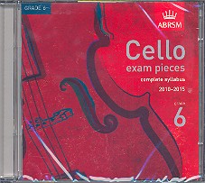 Vorderes Coverbild Cello Exam Pieces Grade 6 CD