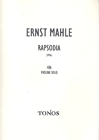 Vorderes Coverbild Rapsodia