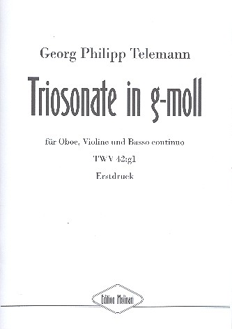 Vorderes Coverbild Triosonate g-Moll TWV42:g1