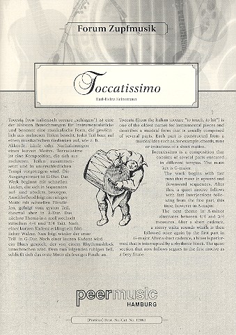 Vorderes Coverbild Tocatissimo