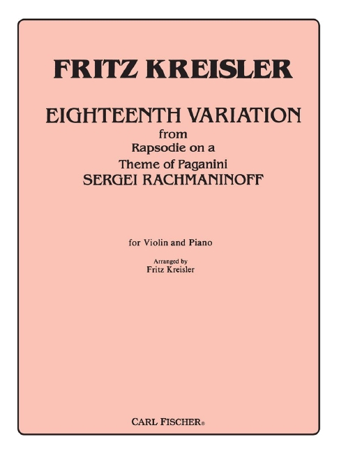 Vorderes Coverbild 18. Variation from Rhypsody