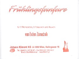 Vorderes Coverbild Frühlingsfanfare für 3 Trompeten,