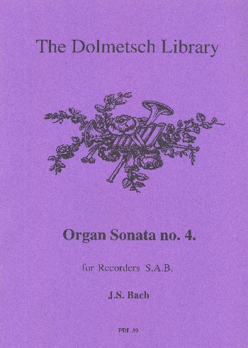 Vorderes Coverbild Organ Sonata no.4 for