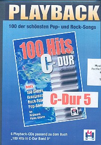 Vorderes Coverbild 100 Hits in C-Dur Band 5 6 Playback-CD's