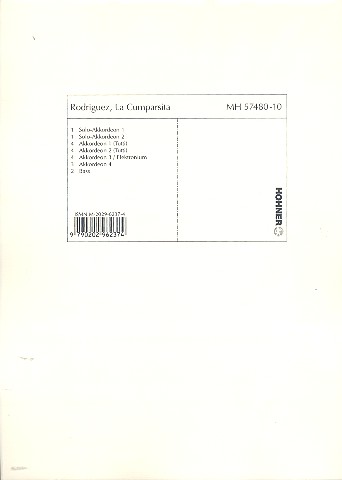 Vorderes Coverbild La Cumparsita