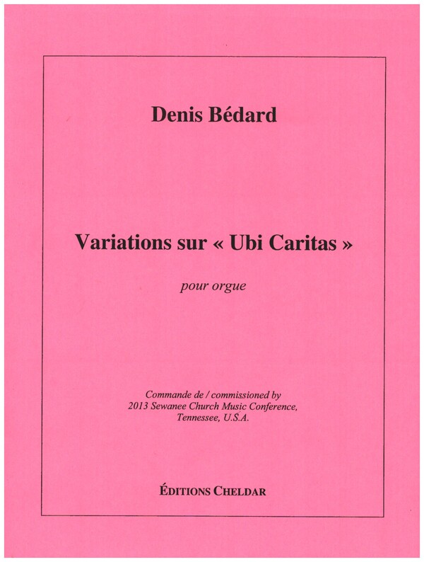 Vorderes Coverbild Variations sur "Ubi caritas"