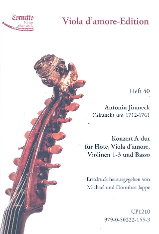 Vorderes Coverbild Konzert A-Dur für Flöte,