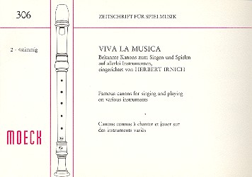 Vorderes Coverbild Viva la musica Bekannte Kanons