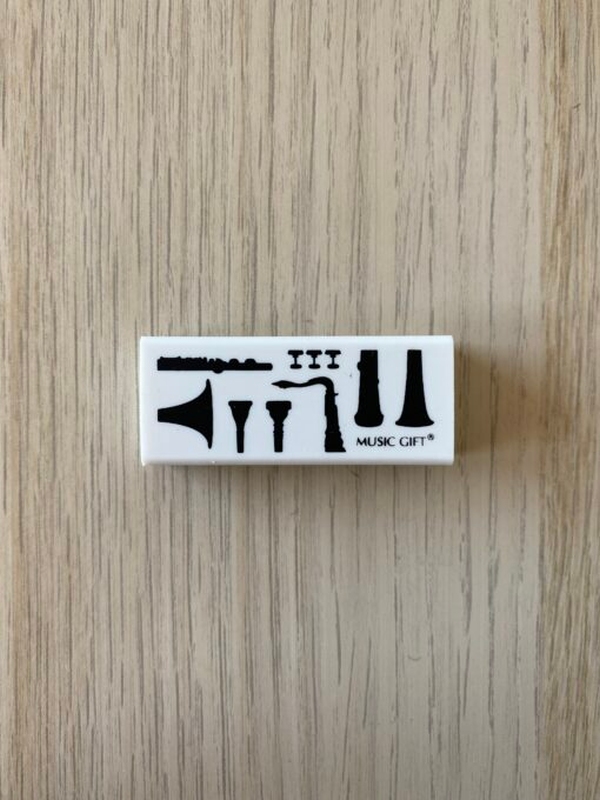 Vorderes Coverbild Radiergummi Blasinstrumente 5,5 x 1,5 x 2,5cm