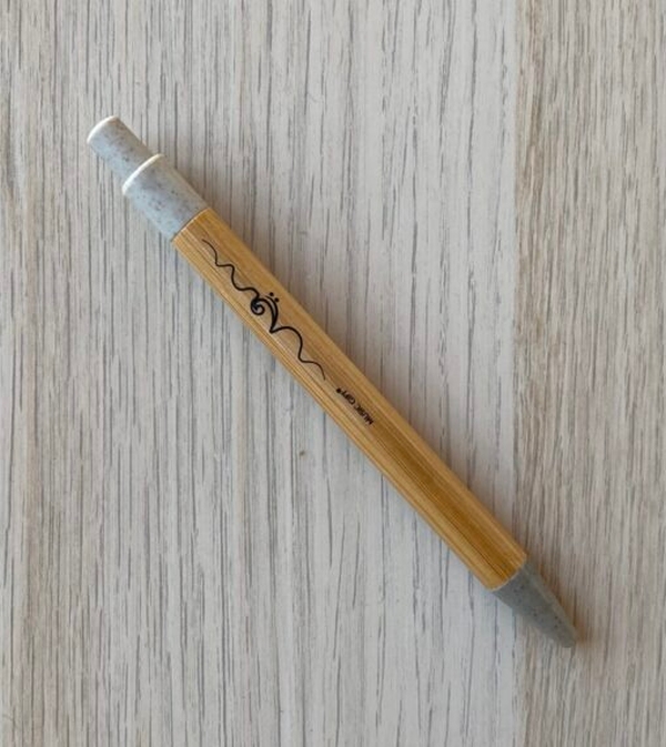 Vorderes Coverbild Kugelschreiber Bassschlüssel (weiß)