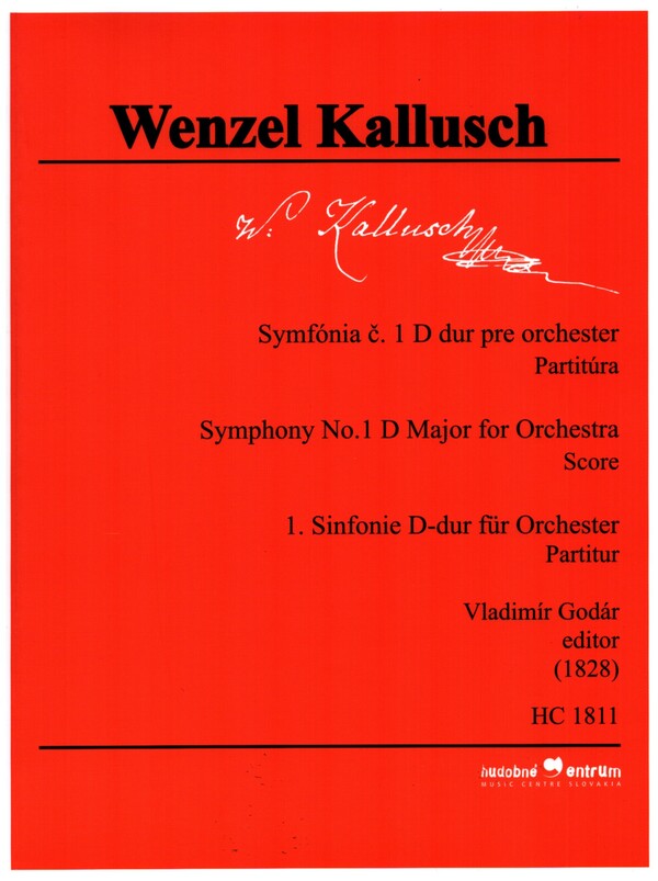 Vorderes Coverbild 1. Sinfonie D-Dur