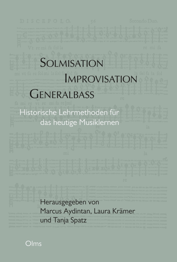 Vorderes Coverbild Solmisation, Improvisation, Generalbass