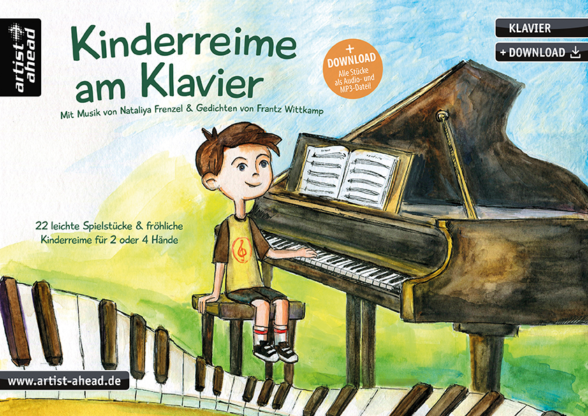 Vorderes Coverbild Kinderreime am Klavier (+Online Audio)