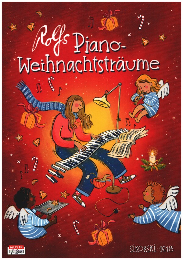 Vorderes Coverbild Rolfs Piano-Weihnachtsträume
