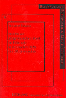 Vorderes Coverbild Studien zur zeitgenössischen Musik