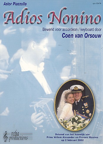 Vorderes Coverbild Adios Nonino