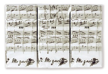 Vorderes Coverbild Papiertaschentücher Mozart (10 Stück)