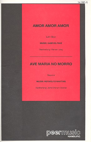 Vorderes Coverbild Amor Amor Amor  und   Ave Maria No Morro: