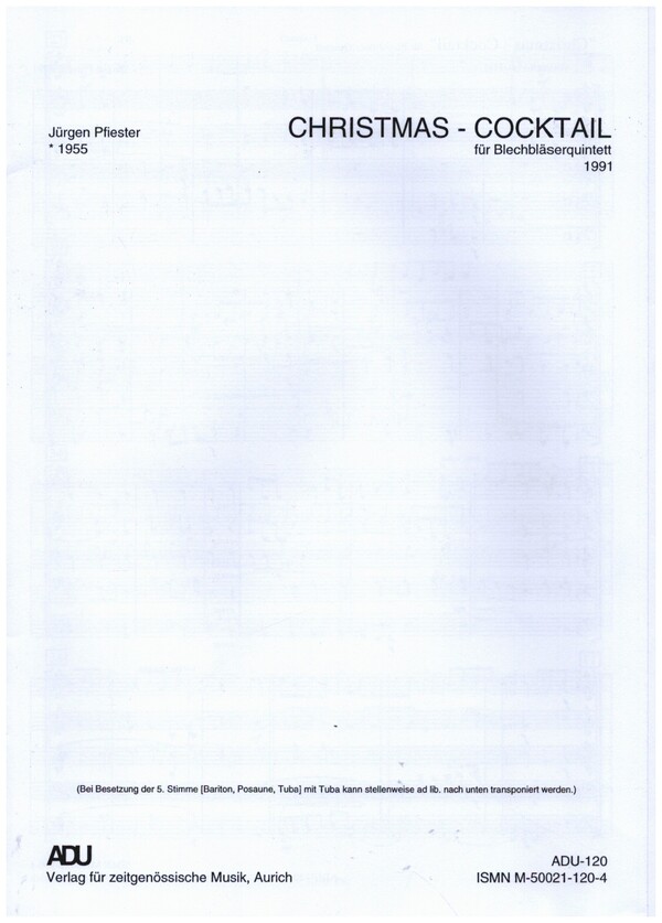 Vorderes Coverbild Christmas Cocktail