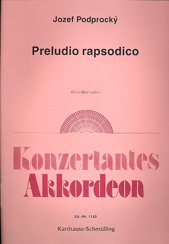 Vorderes Coverbild Preludio rapsodico