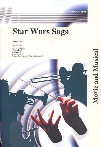 Vorderes Coverbild Star Wars Saga: for concert band
