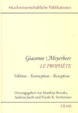 Vorderes Coverbild Giacomo Meyerbeer - Le Prophète