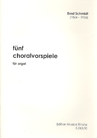 Vorderes Coverbild 5 Choralvorspiele