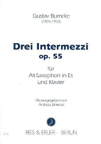 Vorderes Coverbild 3 Intermezzi op.55 für