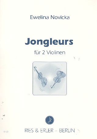 Vorderes Coverbild Jongleurs für 2 Violinen
