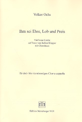 Vorderes Coverbild Ihm sei Ehre, Lob und Preis