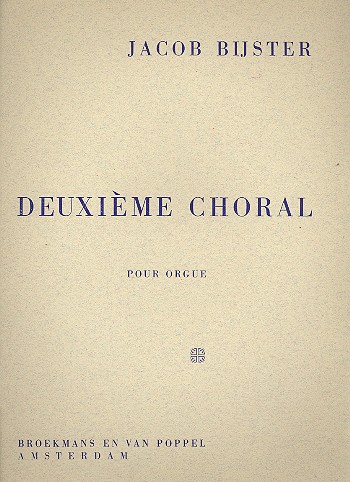 Vorderes Coverbild Deuxième Choral