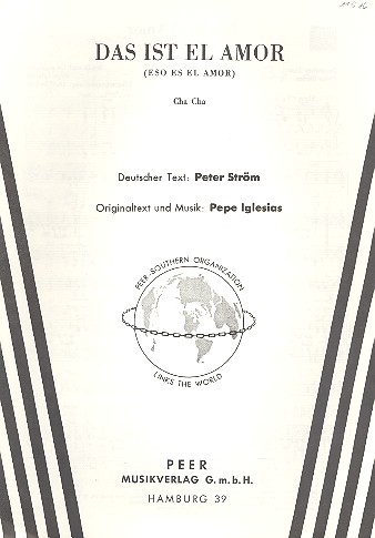 Vorderes Coverbild Das ist El amor: Einzelausgabe für