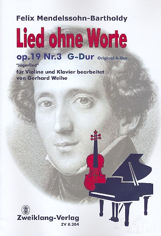 Vorderes Coverbild Lied ohne Worte G-Dur op.19,3