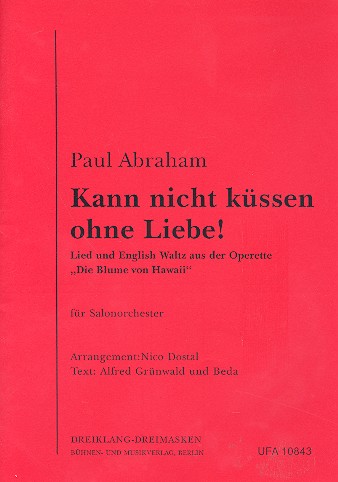 Vorderes Coverbild Kann nicht küssen ohne Liebe für