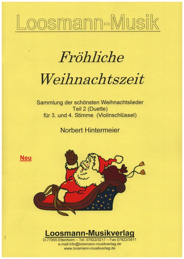Vorderes Coverbild Fröhliche Weihnachtszeit Band 2 (Nr.26-45)