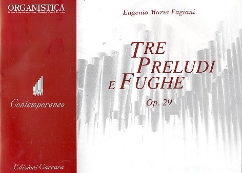 Vorderes Coverbild 3 Preludi e Fughe op.29