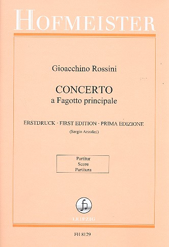 Vorderes Coverbild Concerto a fagotto pricipale