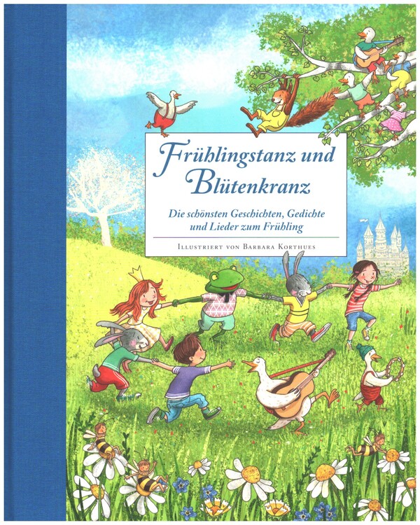 Vorderes Coverbild Frühlingstanz und Blütenkranz - Ein Hausbuch für gemeinsame Familienze