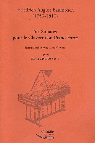 Vorderes Coverbild 6 Sonaten für Cembalo (Klavier)